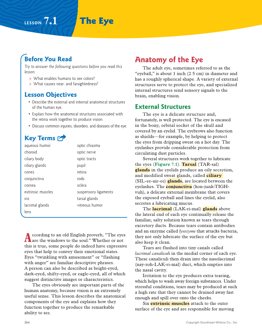 Introduction to Anatomy and Physiology, 2nd Edition page 264