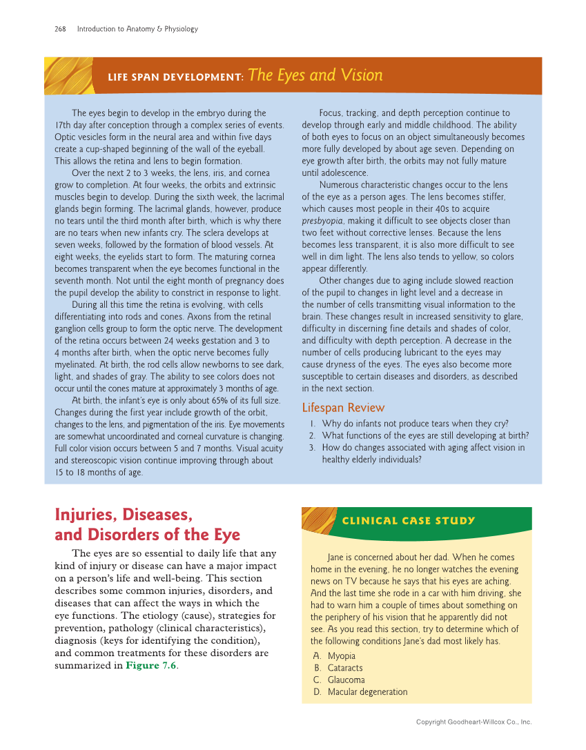 Introduction to Anatomy and Physiology, 2nd Edition page 268