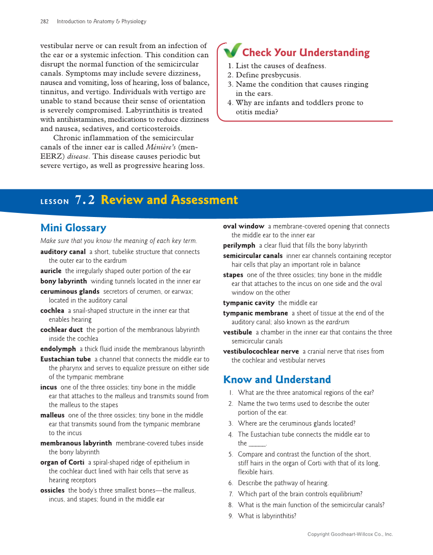 Introduction to Anatomy and Physiology, 2nd Edition page 282