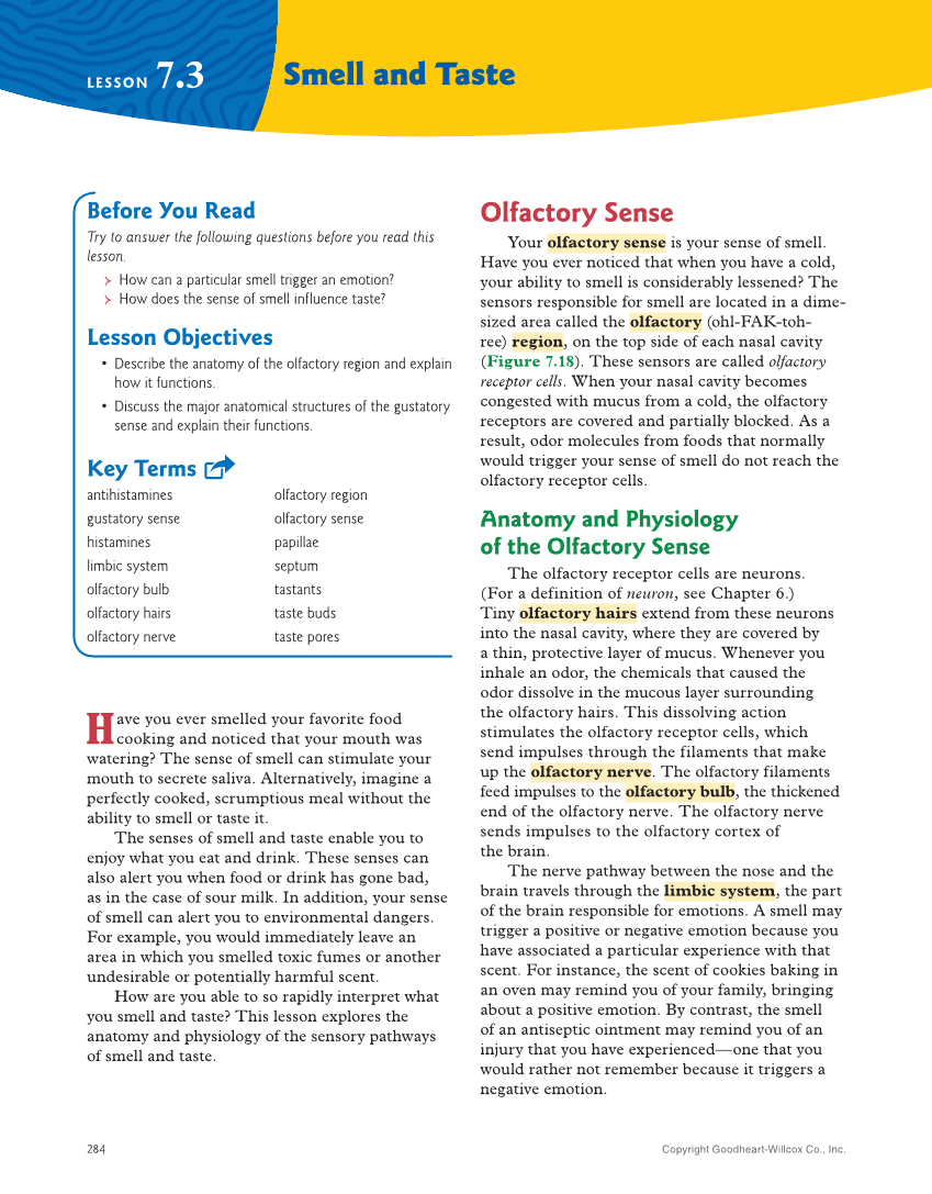 Introduction to Anatomy and Physiology, 2nd Edition page 284