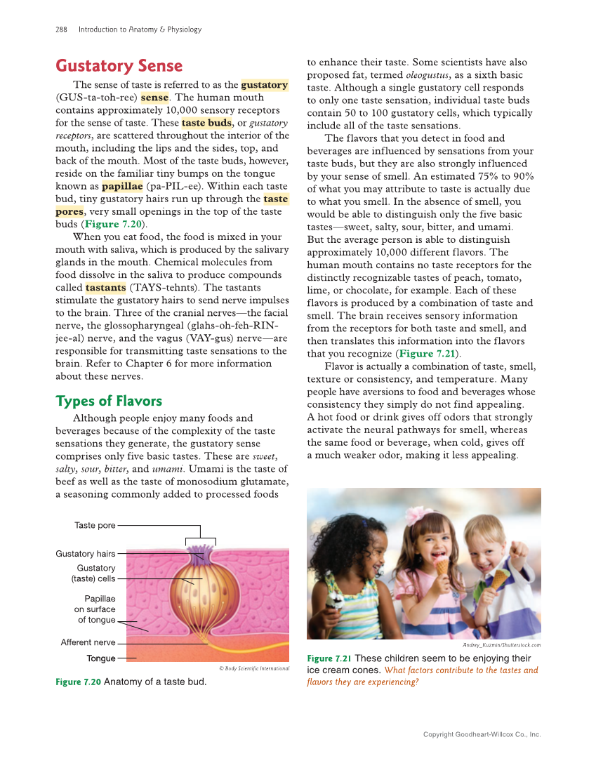 Introduction to Anatomy and Physiology, 2nd Edition page 288