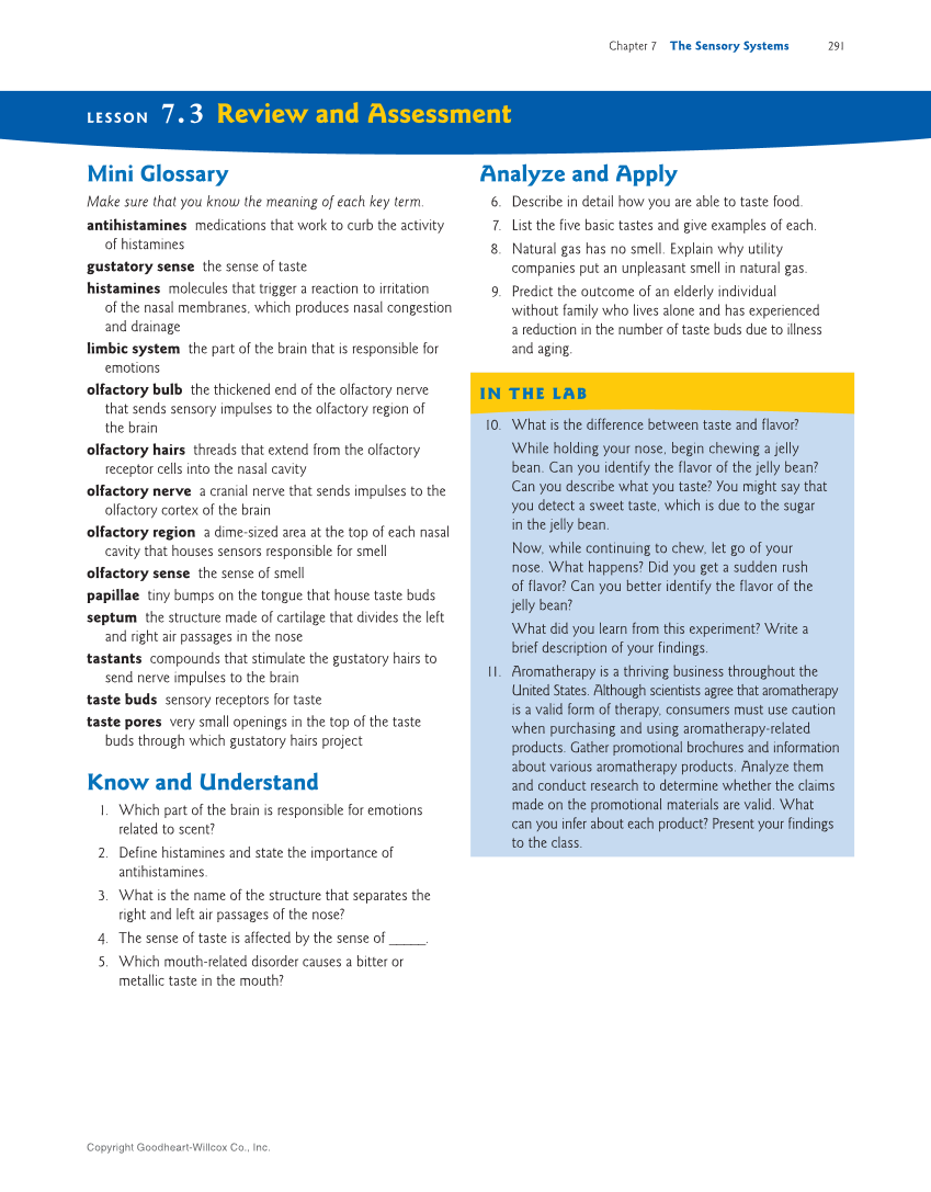 Introduction to Anatomy and Physiology, 2nd Edition page 291