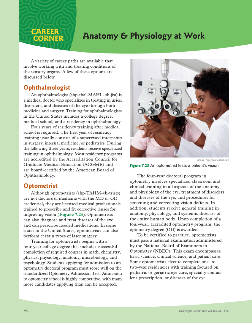 Introduction to Anatomy and Physiology, 2nd Edition page 292