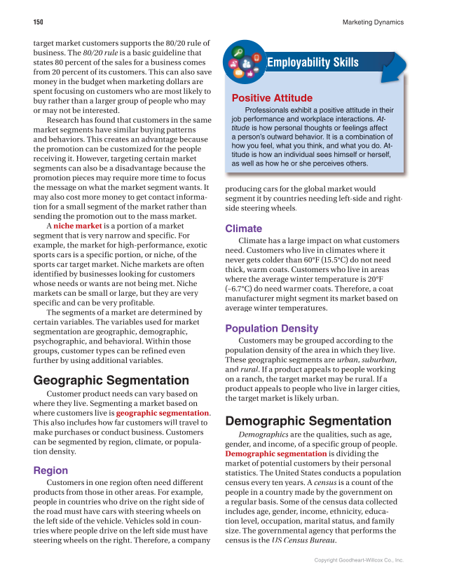 Marketing Dynamics, 4th Edition page 150