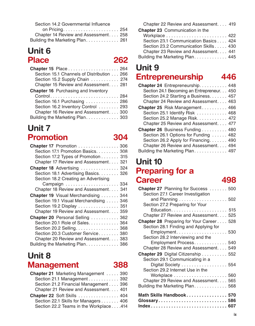 Marketing Dynamics, 4th Edition page ix