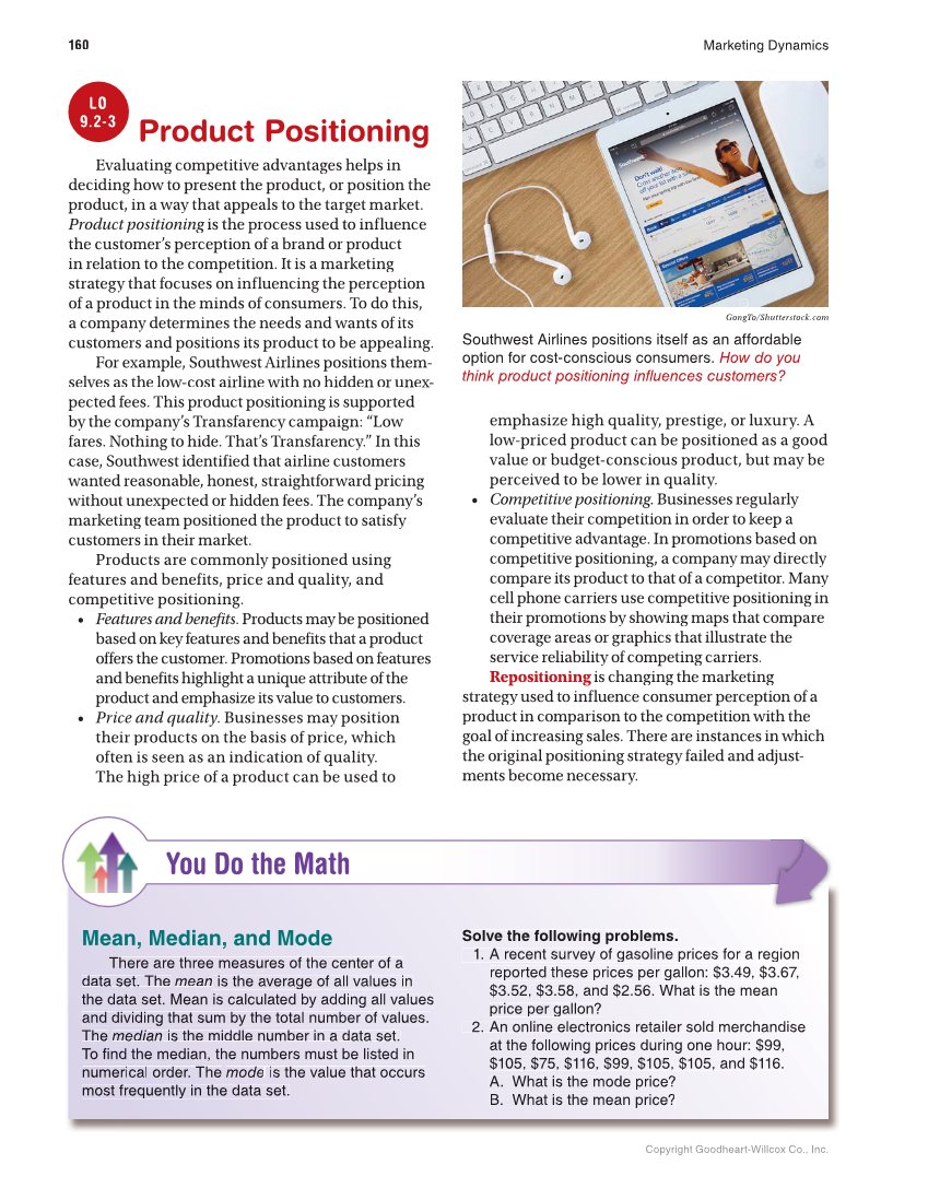 Marketing Dynamics, 4th Edition page 160