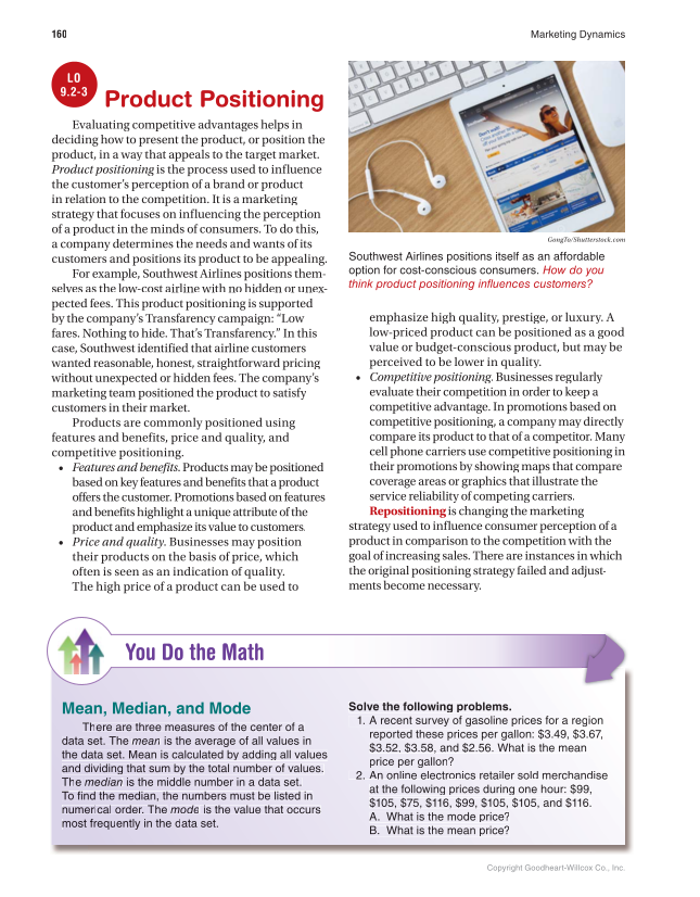 Marketing Dynamics, 4th Edition page 160