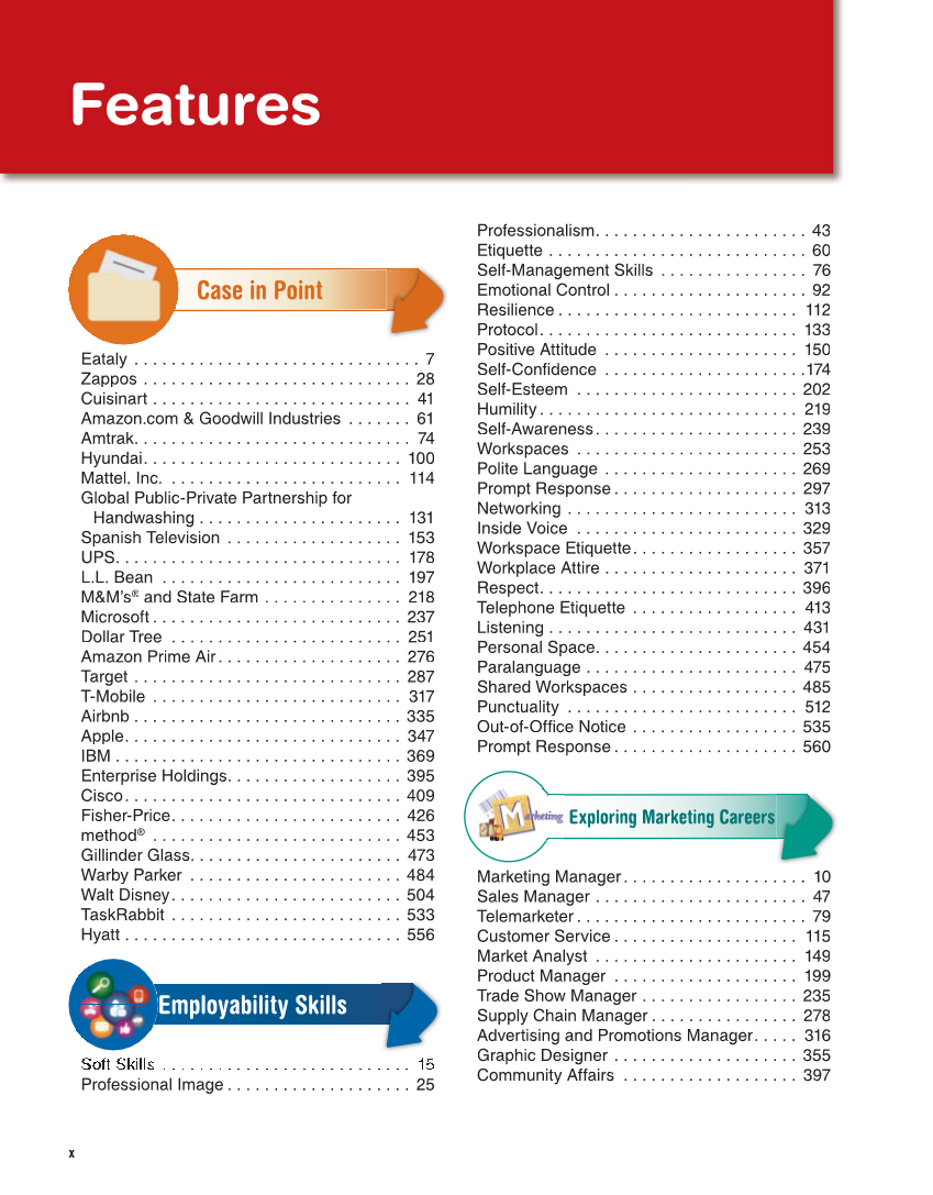 Marketing Dynamics, 4th Edition page x