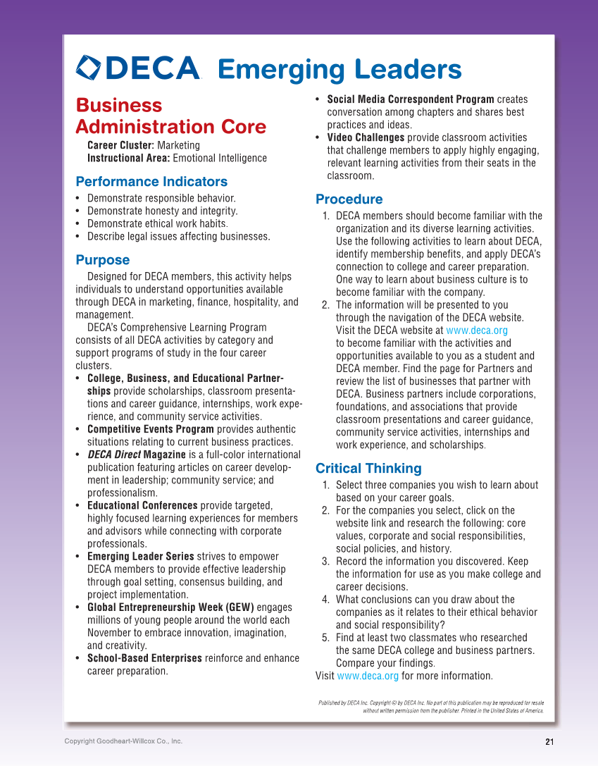 Marketing Dynamics, 4th Edition page 21