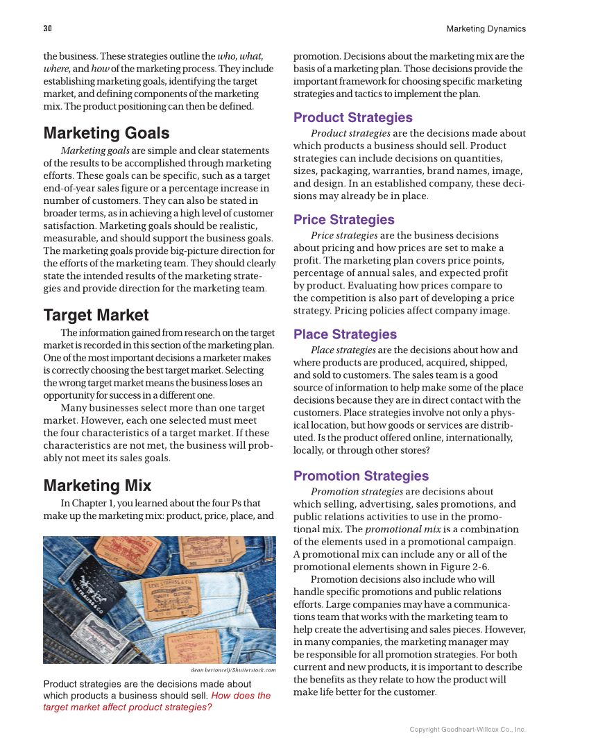 Marketing Dynamics, 4th Edition page 30