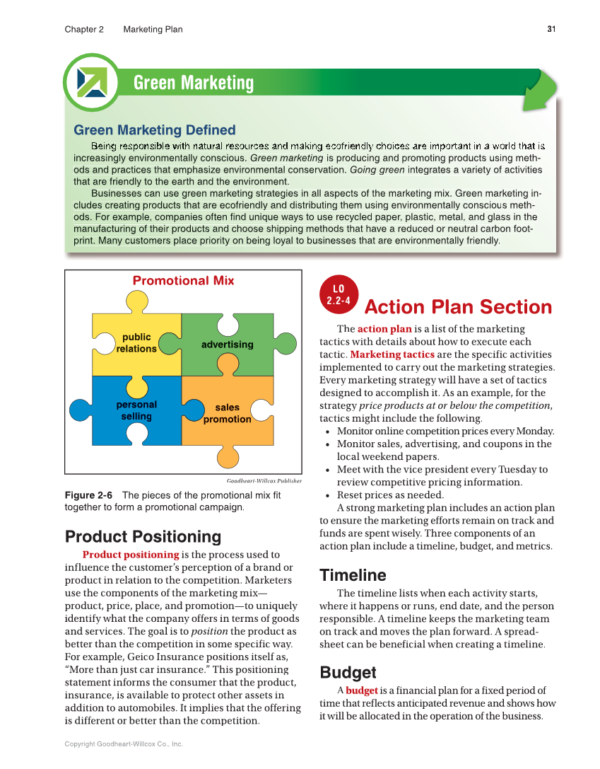 Marketing Dynamics, 4th Edition page 31