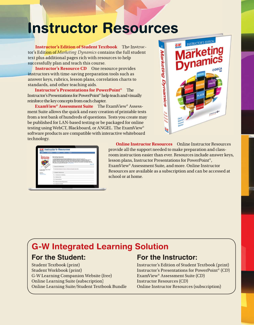 Marketing Dynamics, 4th Edition page M7