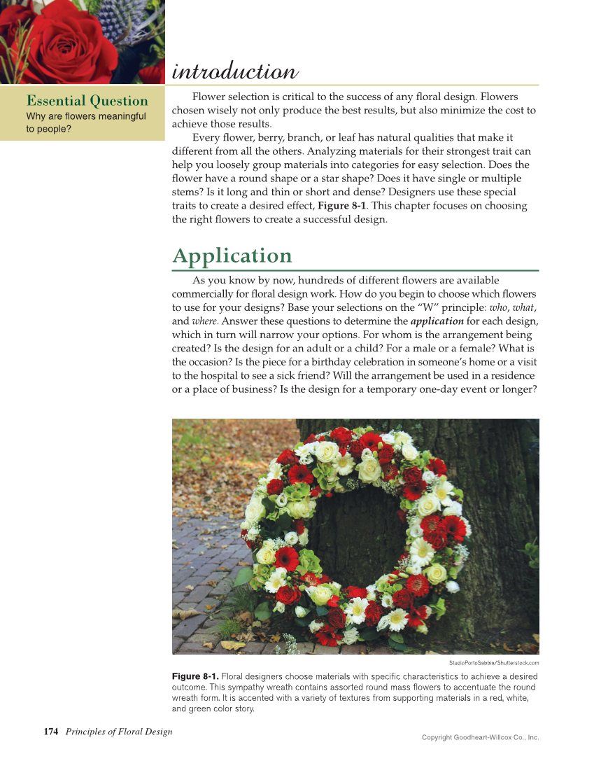 Principles of Floral Design: An Illustrated Guide, 2nd Edition page 174