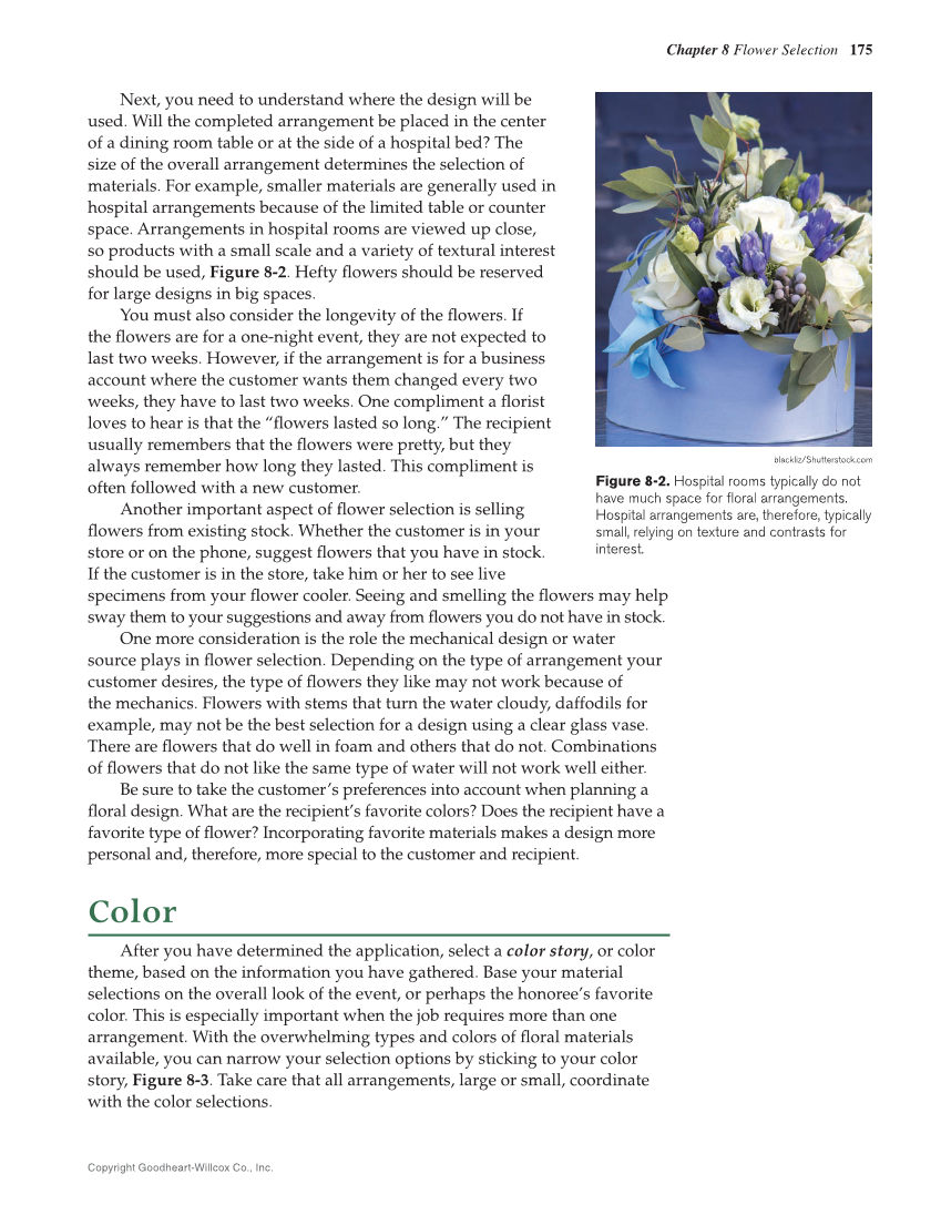 Principles of Floral Design: An Illustrated Guide, 2nd Edition page 175