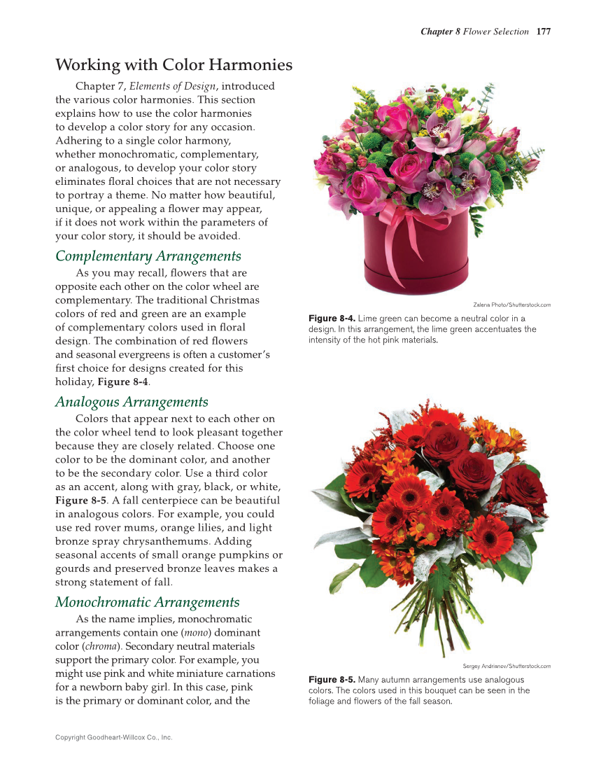 Principles of Floral Design: An Illustrated Guide, 2nd Edition page 177