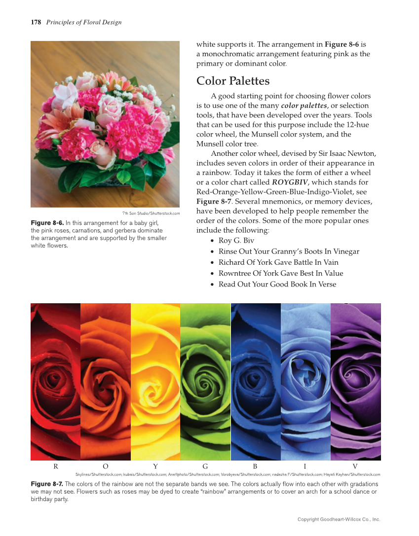 Principles of Floral Design: An Illustrated Guide, 2nd Edition page 178
