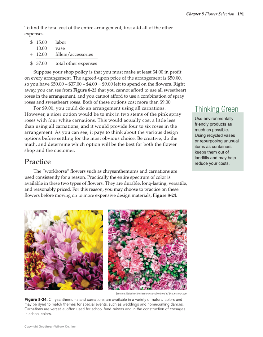 Principles of Floral Design: An Illustrated Guide, 2nd Edition page 191
