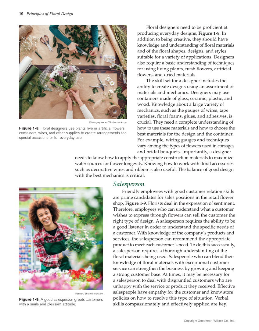 Principles of Floral Design: An Illustrated Guide, 2nd Edition page 10