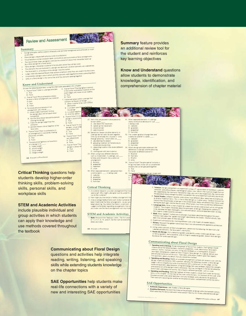 Principles of Floral Design: An Illustrated Guide, 2nd Edition page M4