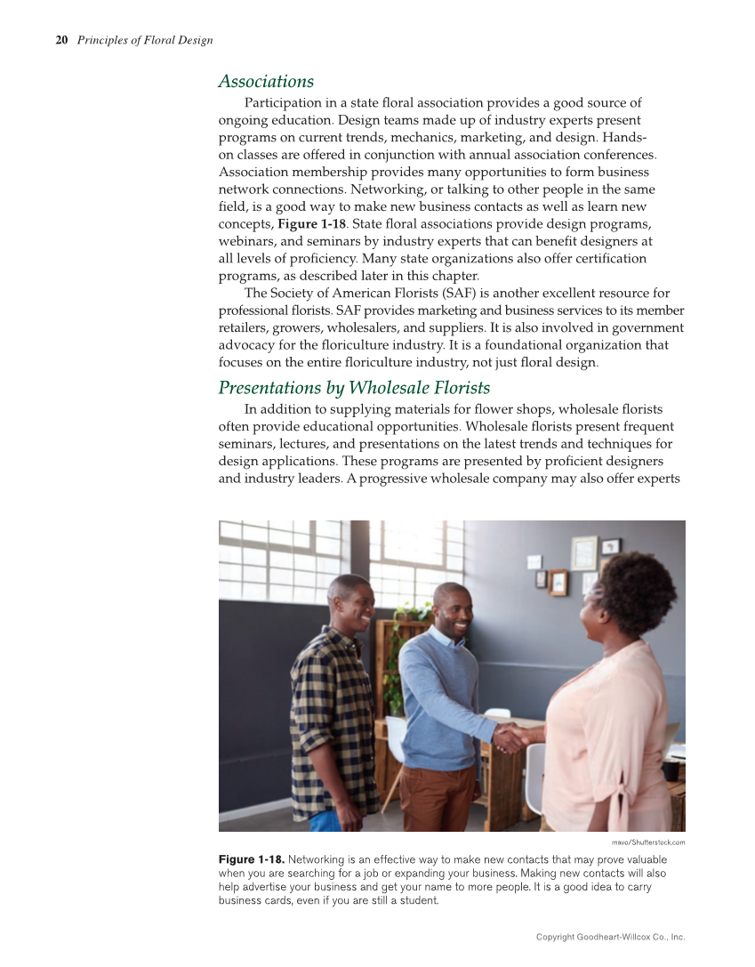 Principles of Floral Design: An Illustrated Guide, 2nd Edition page 20