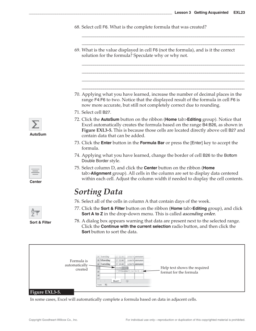 Certification Prep for Microsoft Office 2019 page EXL23
