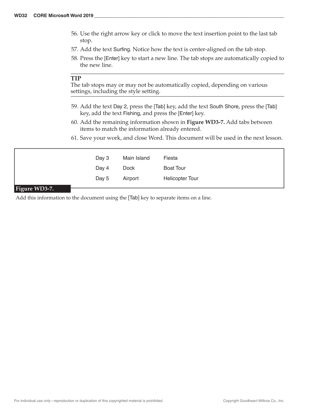 Certification Prep for Microsoft Office 2019 page WD32