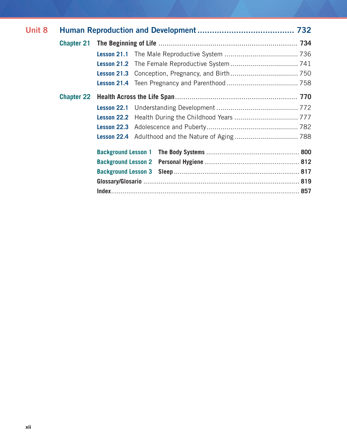 Essential Health Skills 3e page xii