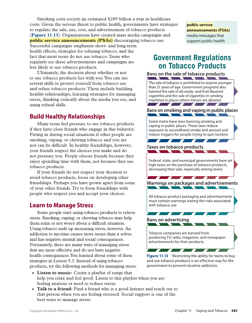 Essential Health Skills 3e page 383
