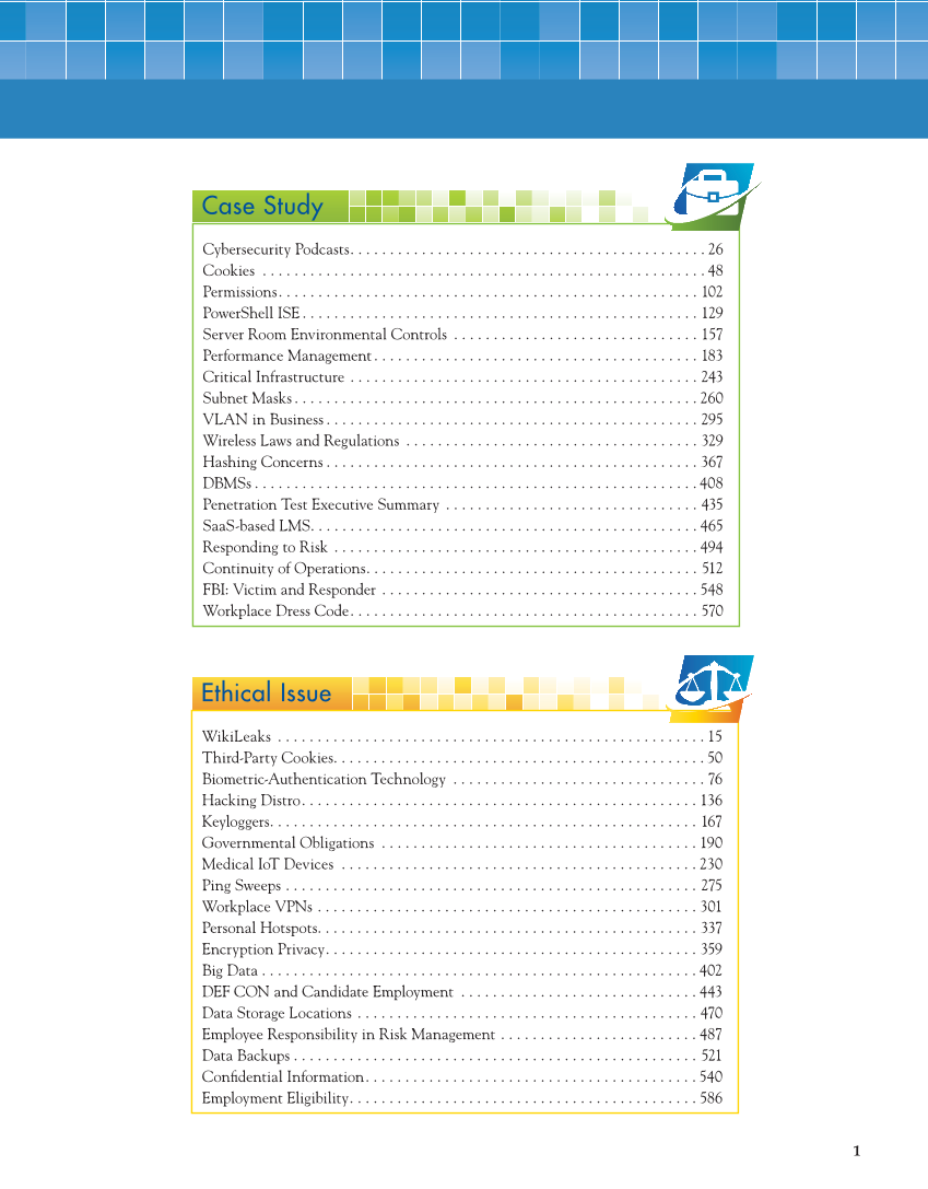 Principles of Cybersecurity, 1st Edition page 1