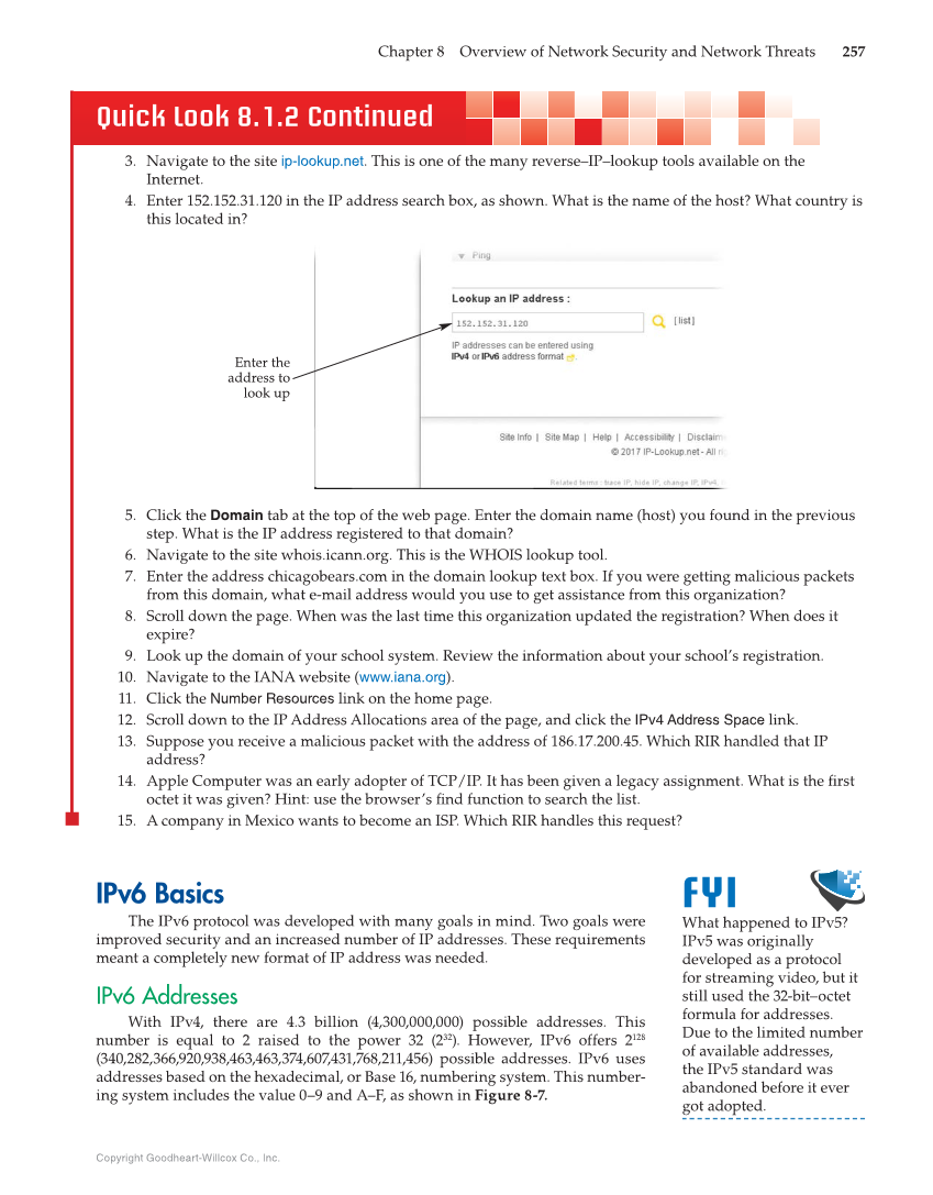 Principles of Cybersecurity, 1st Edition page 257