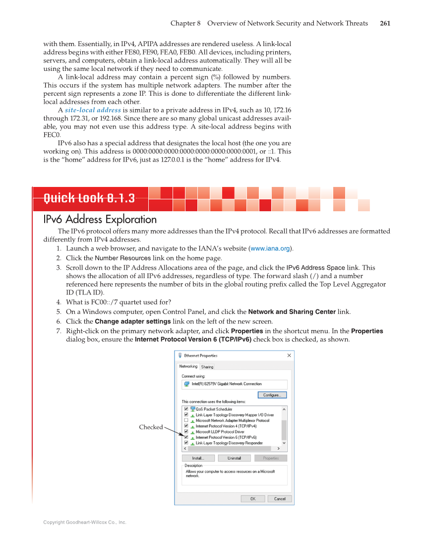 Principles of Cybersecurity, 1st Edition page 261