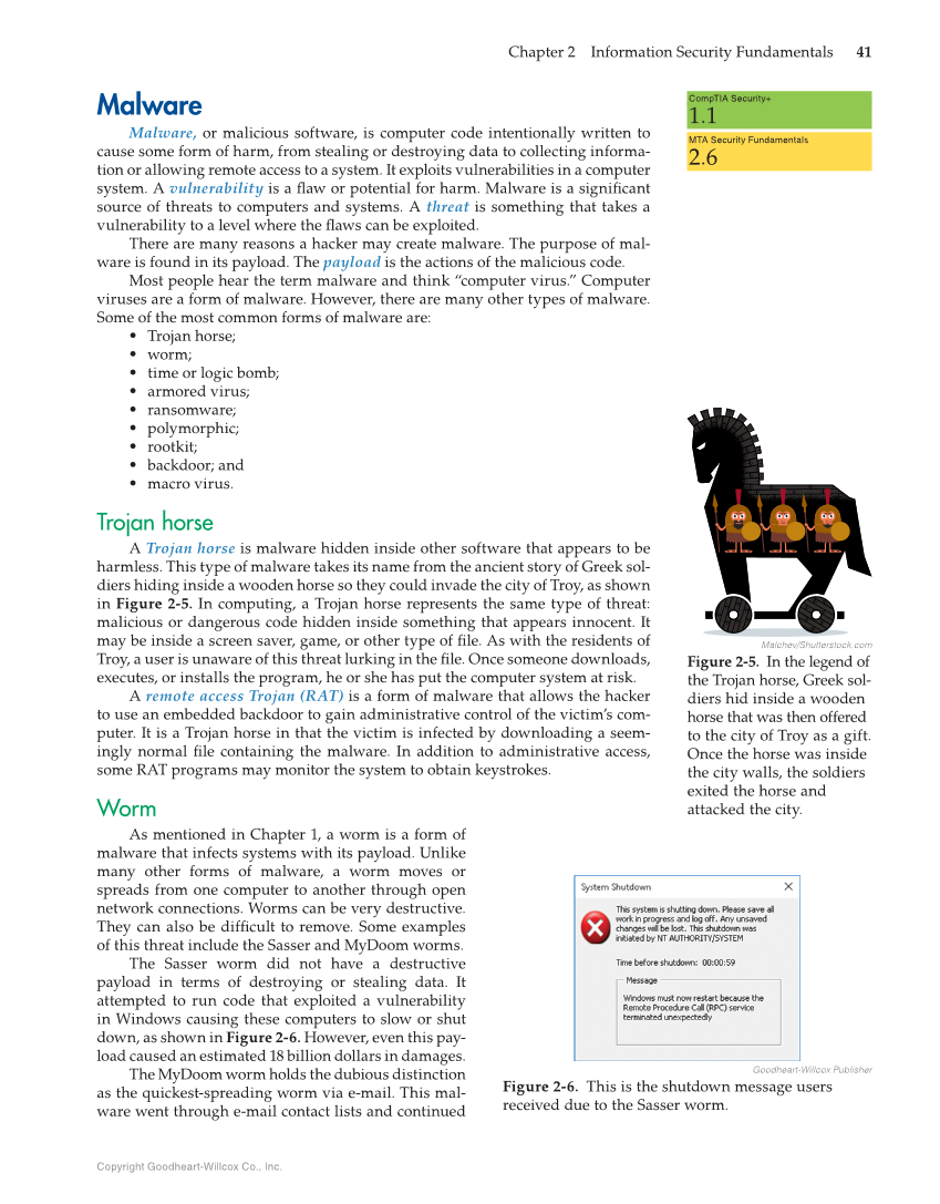 Principles of Cybersecurity, 1st Edition page 41