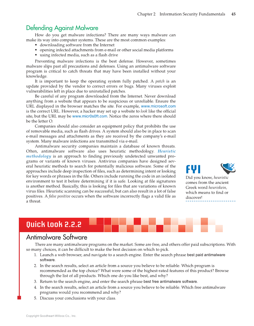 Principles of Cybersecurity, 1st Edition page 45