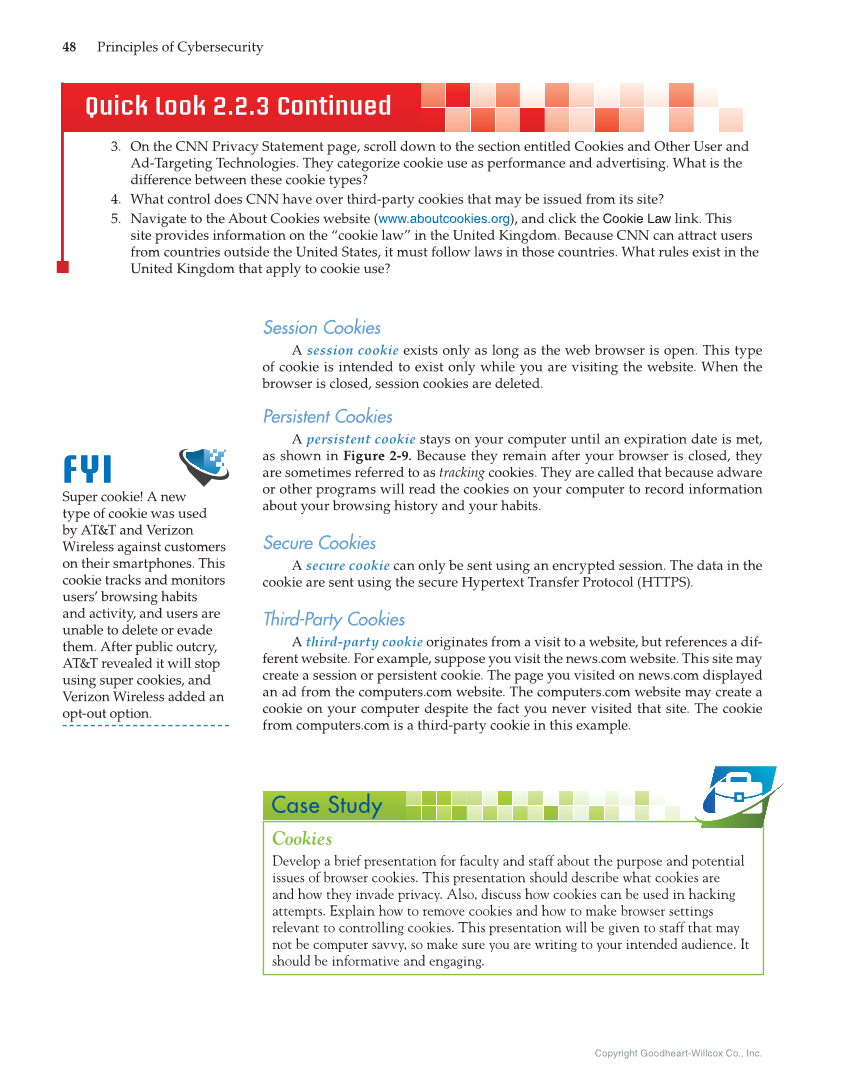 Principles of Cybersecurity, 1st Edition page 48