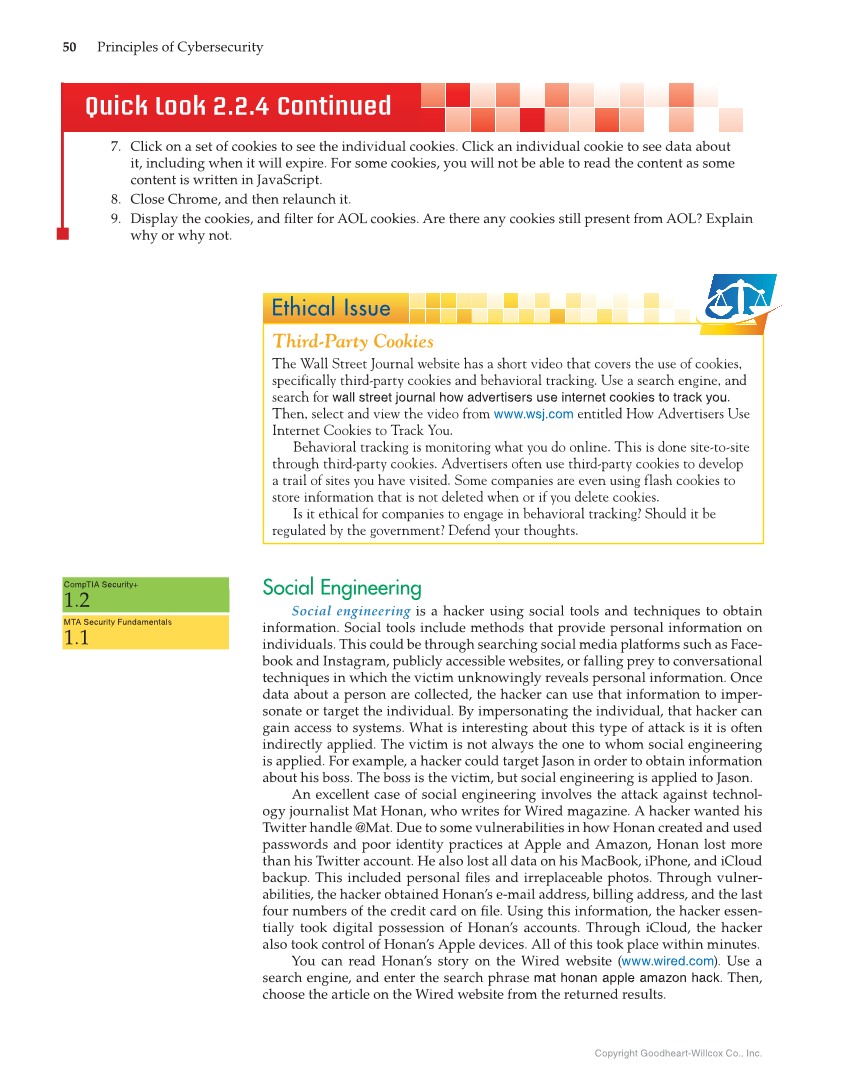 Principles of Cybersecurity, 1st Edition page 50
