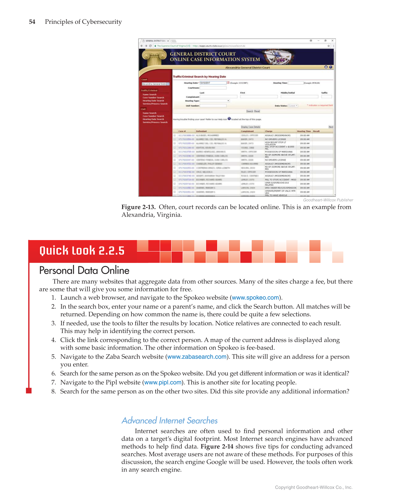 Principles of Cybersecurity, 1st Edition page 54