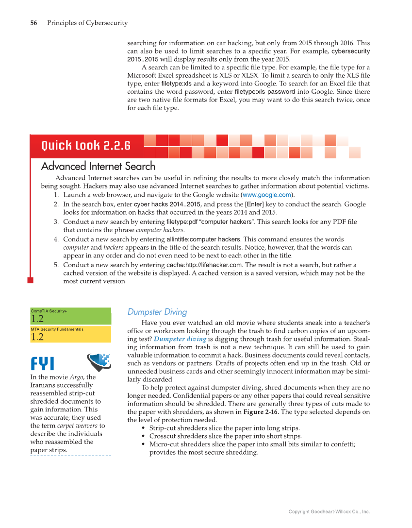Principles of Cybersecurity, 1st Edition page 56