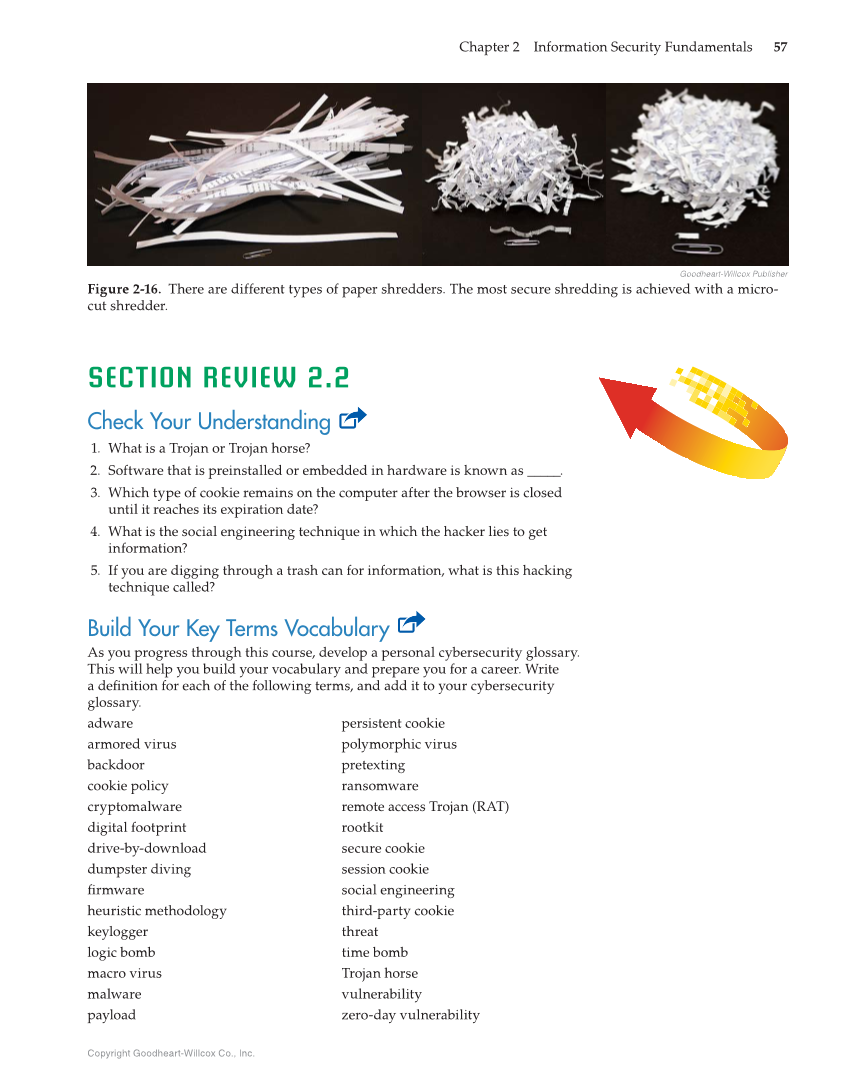 Principles of Cybersecurity, 1st Edition page 57