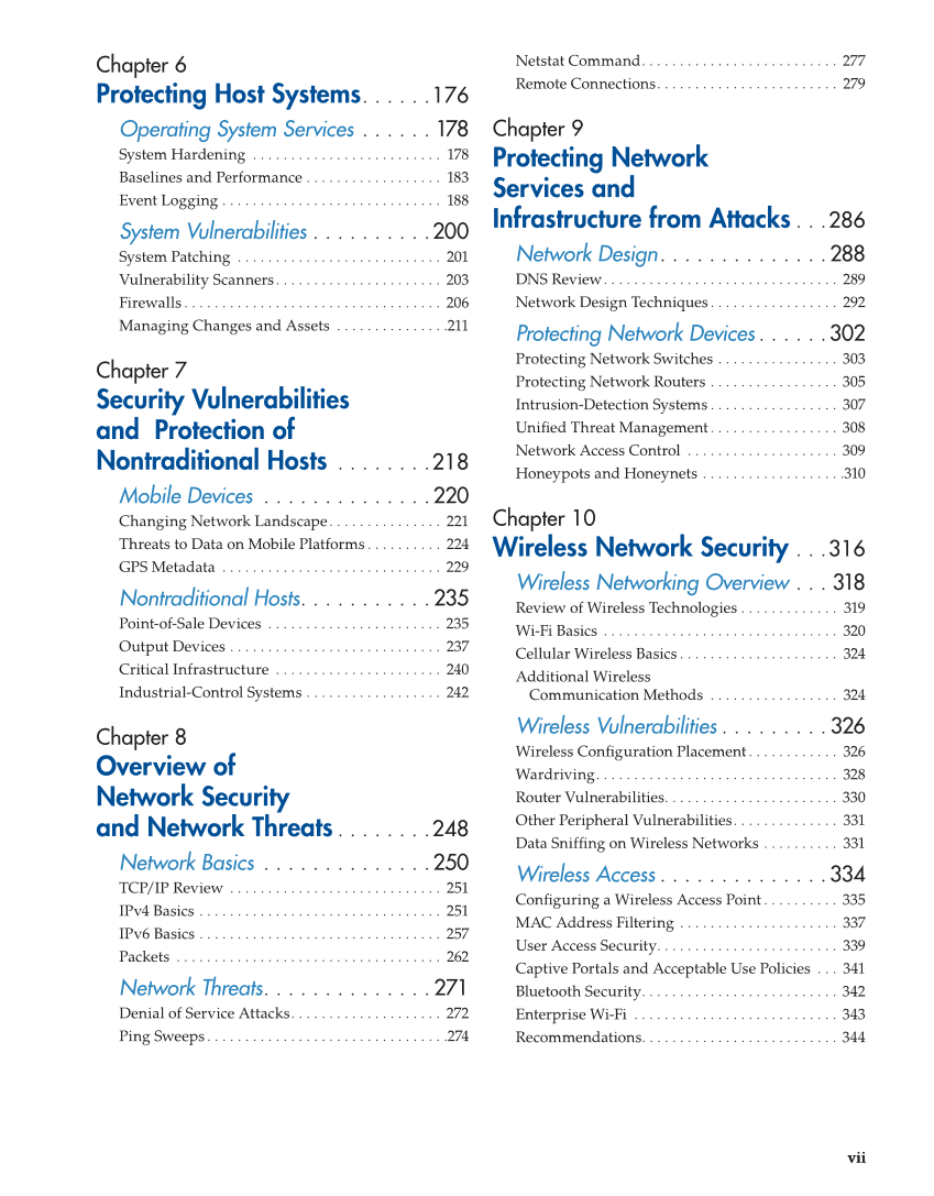 Principles of Cybersecurity, 1st Edition page vii