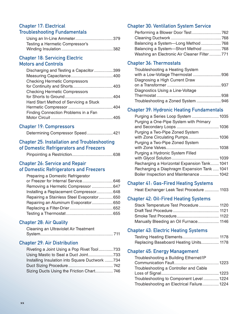 Modern Refrigeration and Air Conditioning, 21st Edition, Online Textbook page xx