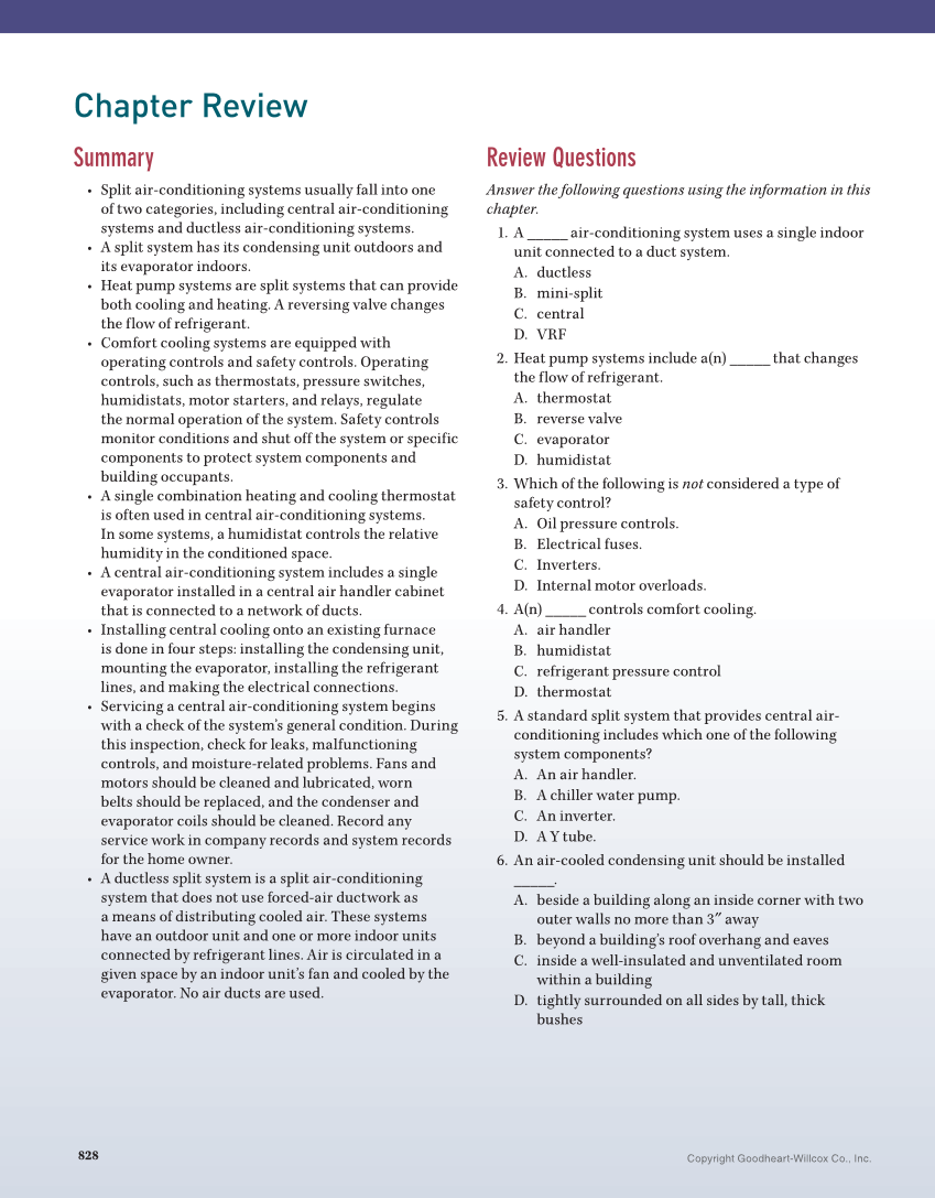 Modern Refrigeration and Air Conditioning, 21st Edition, Online Textbook page 828