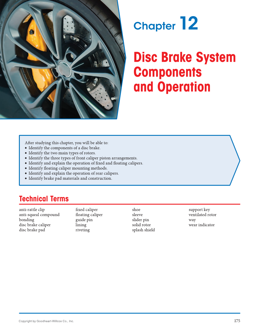 Auto Brakes, 5th Edition, Online Textbook page 175