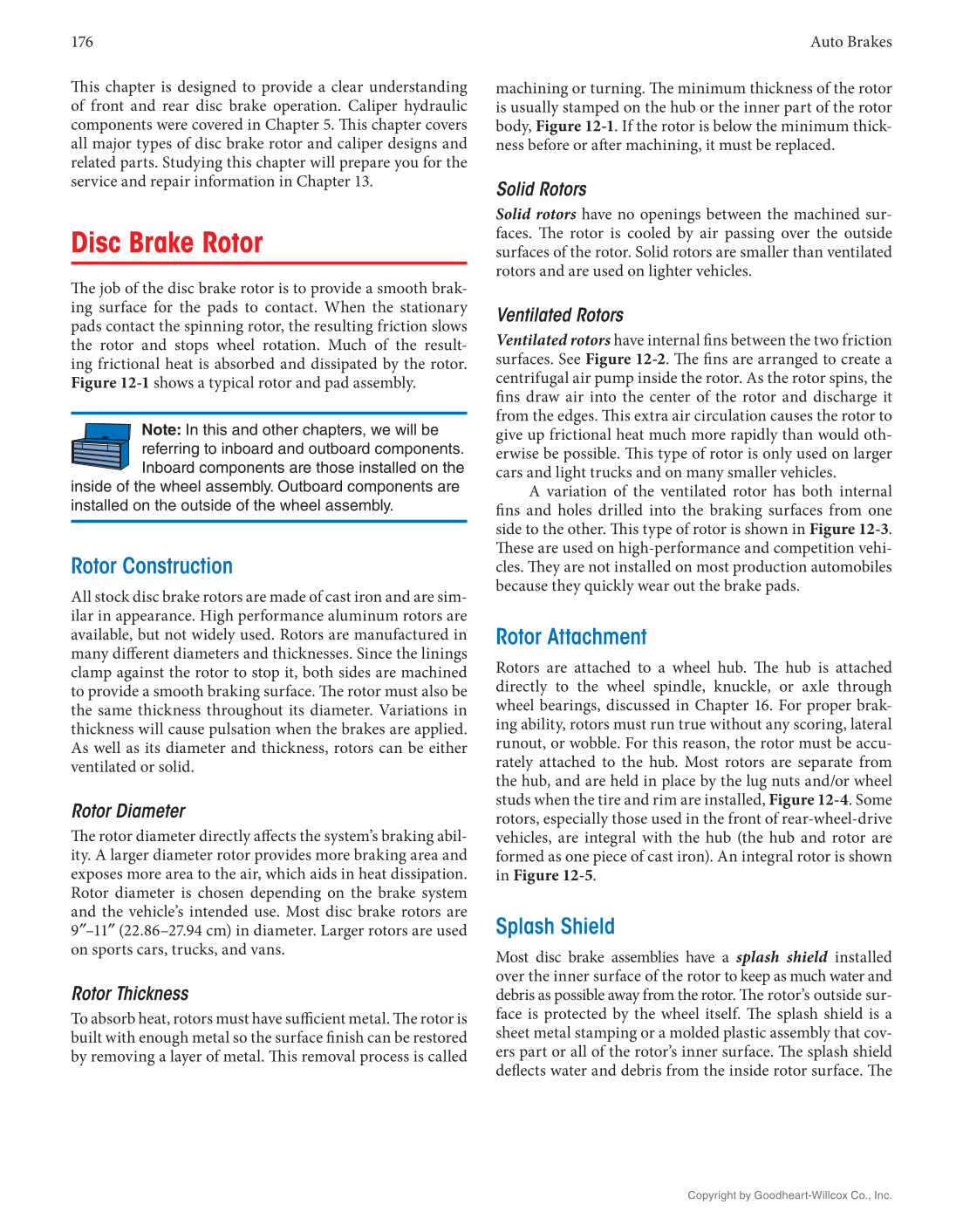 Auto Brakes, 5th Edition, Online Textbook page 176
