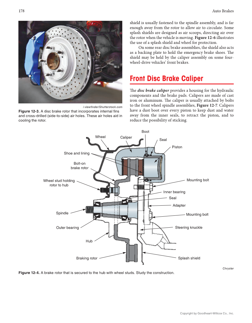 Auto Brakes, 5th Edition, Online Textbook page 178