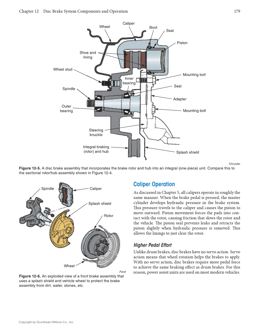 Auto Brakes, 5th Edition, Online Textbook page 179