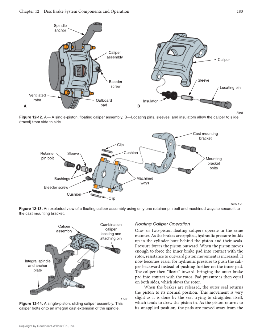 Auto Brakes, 5th Edition, Online Textbook page 183