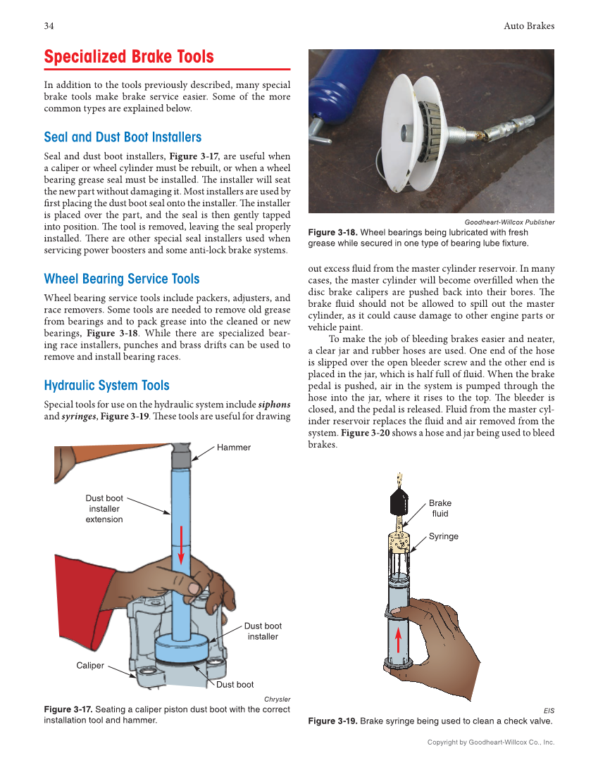 Auto Brakes, 5th Edition, Online Textbook page 34