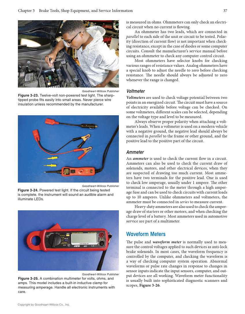 Auto Brakes, 5th Edition, Online Textbook page 37