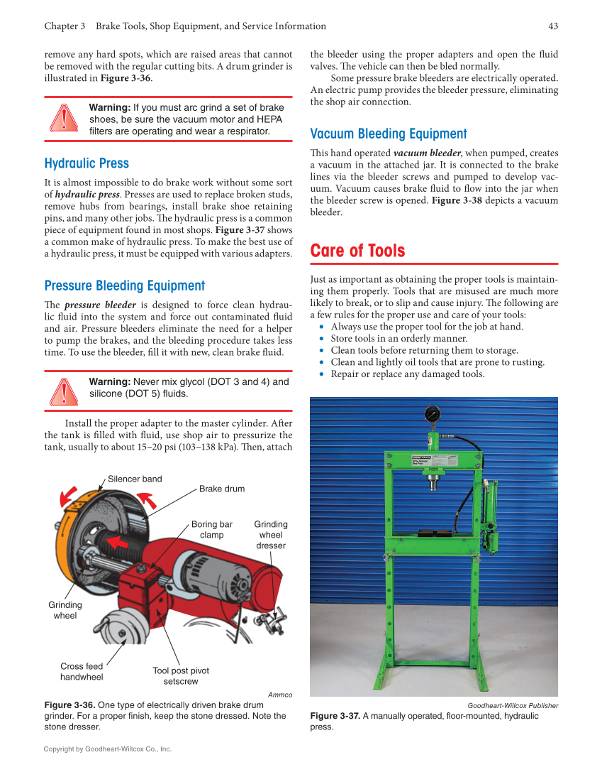 Auto Brakes, 5th Edition, Online Textbook page 43