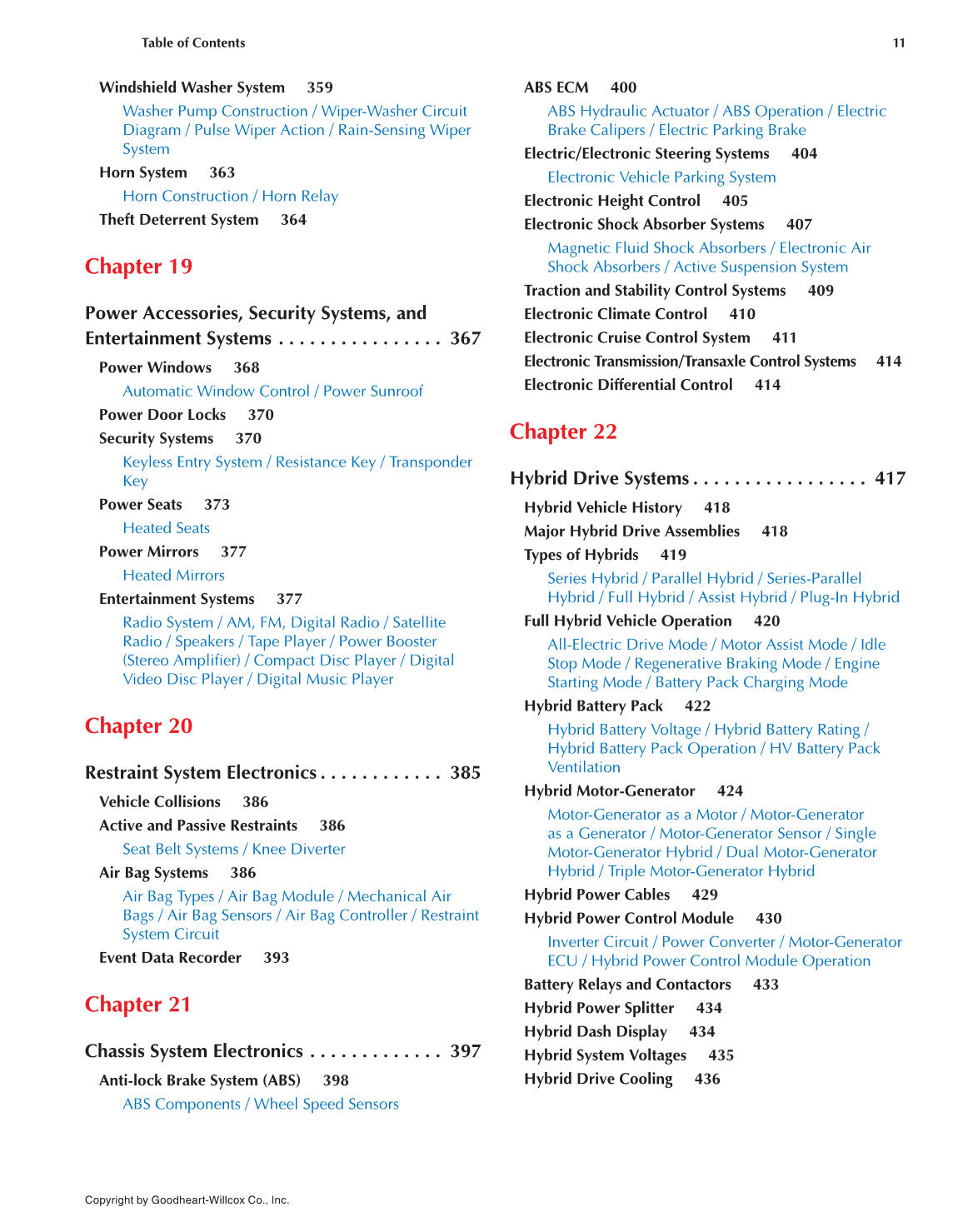 Auto Electricity and Electronics, 6th Edition page 11